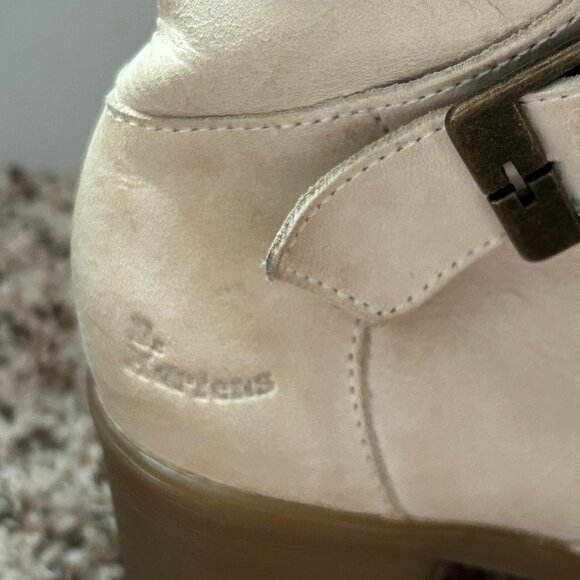 Dr. Martens Cream Heeled Boots - Picture 10 of 16